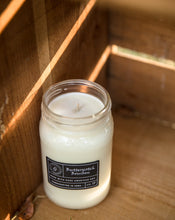 Load image into Gallery viewer, Butterscotch bourbon scented soy wax candle in wooden box